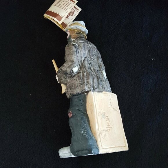 Emmett Kelly Circus Clown Figurine Hobo Cabbage Stool Horn Trunk Lot 3 - Picture 11 of 11